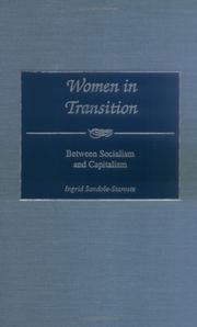 Cover of: Women in Transition | Ingrid Sandole-Staroste