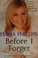 Cover of: Before I Forget