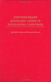 Cover of: Contemporary economic issues in developing countries | John Baffoe-Bonnie