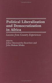 Cover of: Political Liberalization and Democratization in Africa by 
