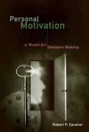Cover of: Personal Motivation | Robert P. Cavalier
