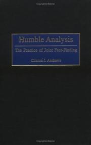 Cover of: Humble Analysis by Clinton J. Andrews