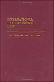 Cover of: International Entertainment Law