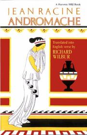 Cover of: Andromache, by Racine