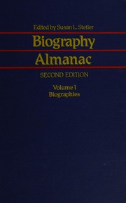 Cover of: Biography Almanac