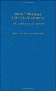 Cover of: Financing Small Business in America: Debt Capital in a Global Economy