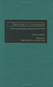 Cover of: Responses to Governance by John Dixon