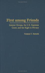 Cover of: First among Friends by Suzanne U. Samuels
