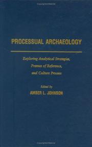 Cover of: Processual archaeology: exploring analytical strategies, frames of reference, and culture process