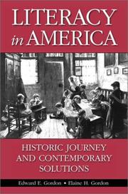 Cover of: Literacy in America by Edward E. Gordon, Elaine H. Gordon