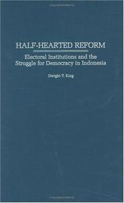 Cover of: Half-hearted reform by Dwight Y. King