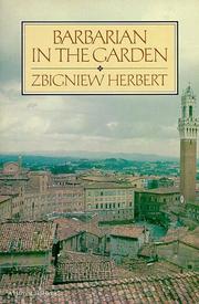 Cover of: Barbarian in the garden