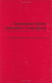 Cover of: International Sports Economics Comparisons (Studies in Sports Economics)