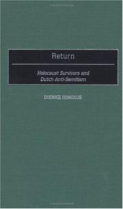 Cover of: Return by Dienke Hondius