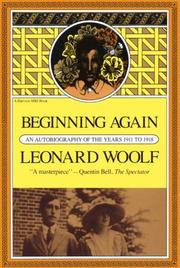 Beginning again by Leonard Woolf