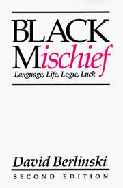 Cover of: Black mischief: language, life, logic, luck