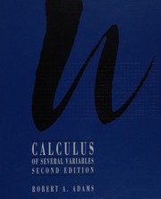 Cover of: Calculus of Several Variables by Robert A. Adams
