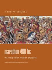 Cover of: Marathon 490 BC: The First Persian Invasion of Greece (Praeger Illustrated Military History)