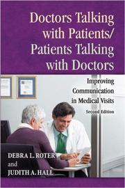 Cover of: Doctors Talking with Patients/Patients Talking with Doctors | Debra L. Roter