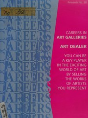 Cover of: Careers in Art Galleries: Art Dealer (I.R. No. 38)