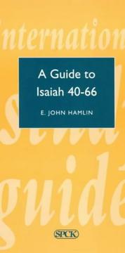 Cover of: Guide to Isaiah 40-66 (Theological Education Fund Guides)