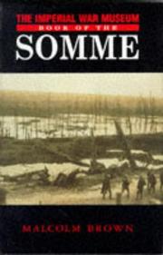 Cover of: The Imperial War Museum book of the Somme