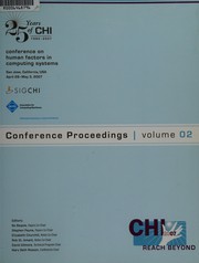 Cover of: CHI 2007 by CHI Conference (2007 San Jose, Calif.)