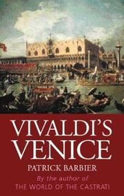 Cover of: Vivaldi's Venice by Patrick Barbier