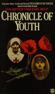 Cover of: Chronicle of Youth by Vera Brittain