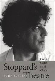Cover of: Stoppard's theatre by Fleming, John