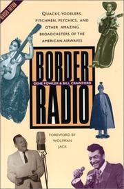 Cover of: Border Radio by Gene Fowler, Bill Crawford