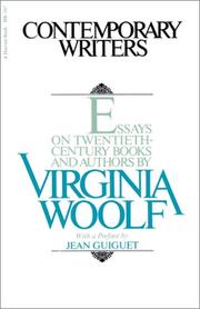 Cover of: Contemporary writers by Virginia Woolf