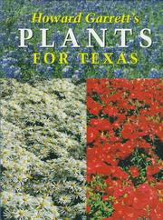 Cover of: Howard Garrett's plants for Texas. by Howard Garrett