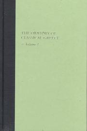 Cover of: Antiphon and Andocides (The Oratory of Classical Greece) by 