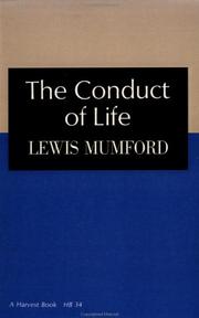 Cover of: The Conduct of Life (Harvest Book, Nb 34)