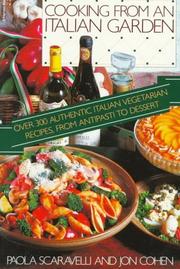 Cover of: Cooking from an Italian garden by Paola Scaravelli