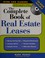 Cover of: The complete book of real estate leases