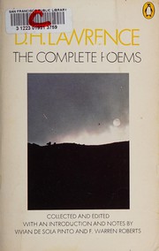 Cover of: The complete poems of D.H. Lawrence