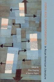 Cover of: Form and transformation in Asian American literature | 