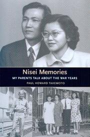 Cover of: Nisei memories by Kenneth Kaname Takemoto