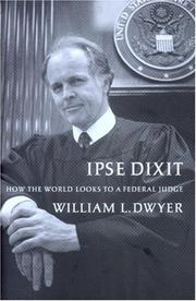 Cover of Ipse dixit