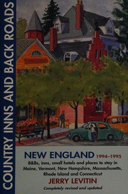 Cover of: Country Inns and Back Roads: New England 1994-1995 (Country Inns and Back Roads, New England)