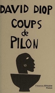 Cover of: Coups de pilon: poemes.