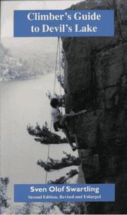 Climber's guide to Devil's Lake by Sven Olof Swartling