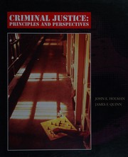 Cover of: Criminal Justice by John E. Holman