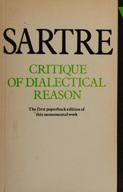 Cover of: Critique of dialectical reason
