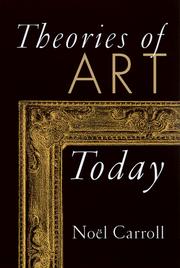 Cover of: Theories of art today
