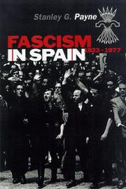 Cover of: Fascism in Spain, 1923-1977 by Stanley G. Payne, Stanley G. Payne