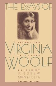 Cover of: Essays Of Virginia Woolf Vol 2 1912-1918 | Virginia Woolf