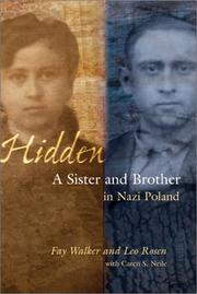 Cover of: Hidden: A Sister and Brother in Nazi Poland